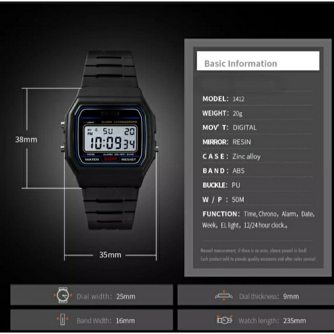 JAM TANGAN DIGITAL MINI STAINLEES