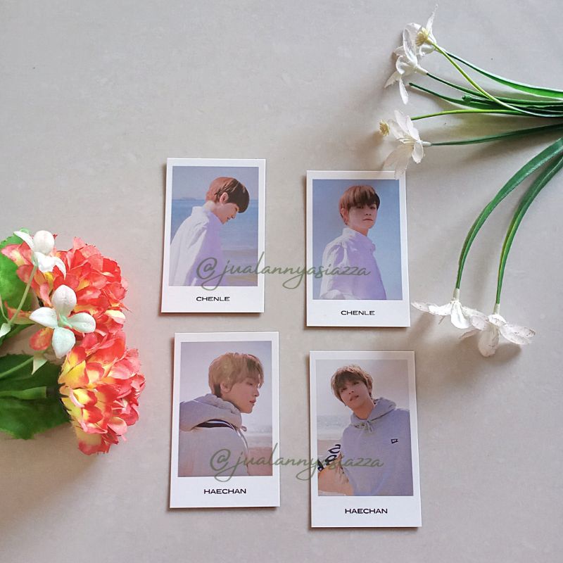 POLAROID HAECHAN CHENLE NCT U FROM HOME