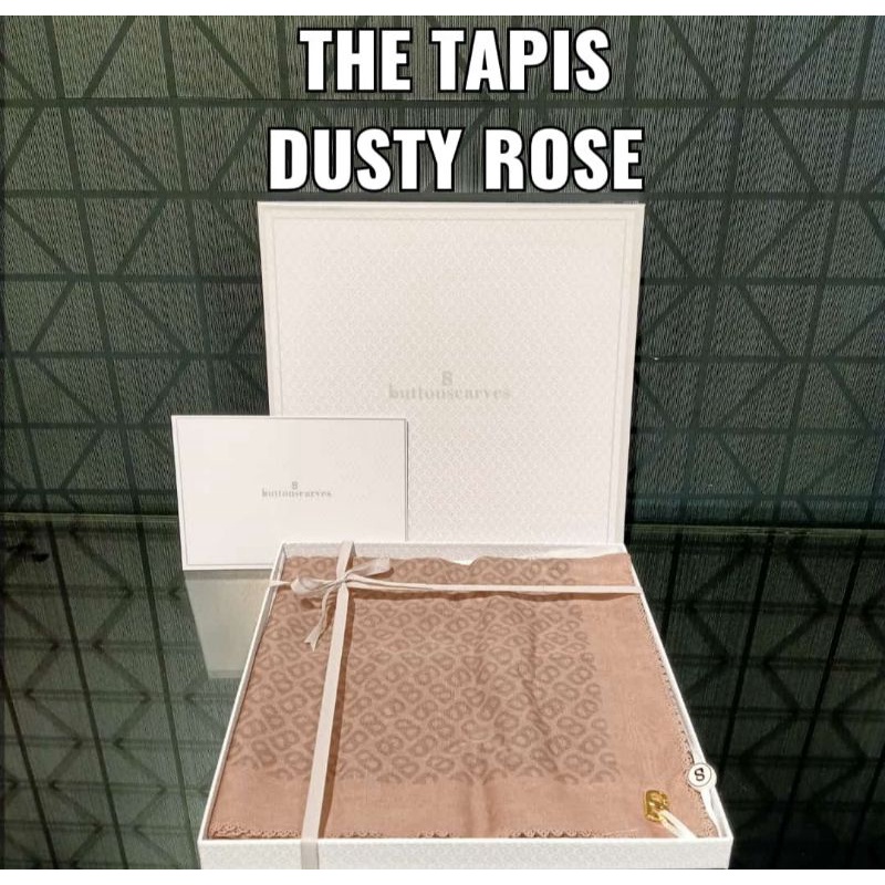 buttonscarves tapis dusty rose