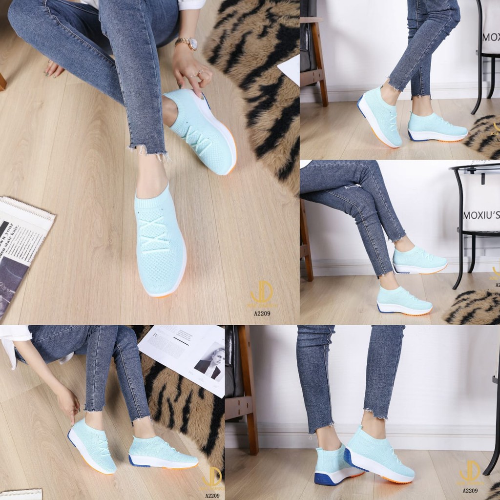JOSE DAROCA Sepatu Slip On High Sponge Wanita Shoes # A2209 # ORIGINAL