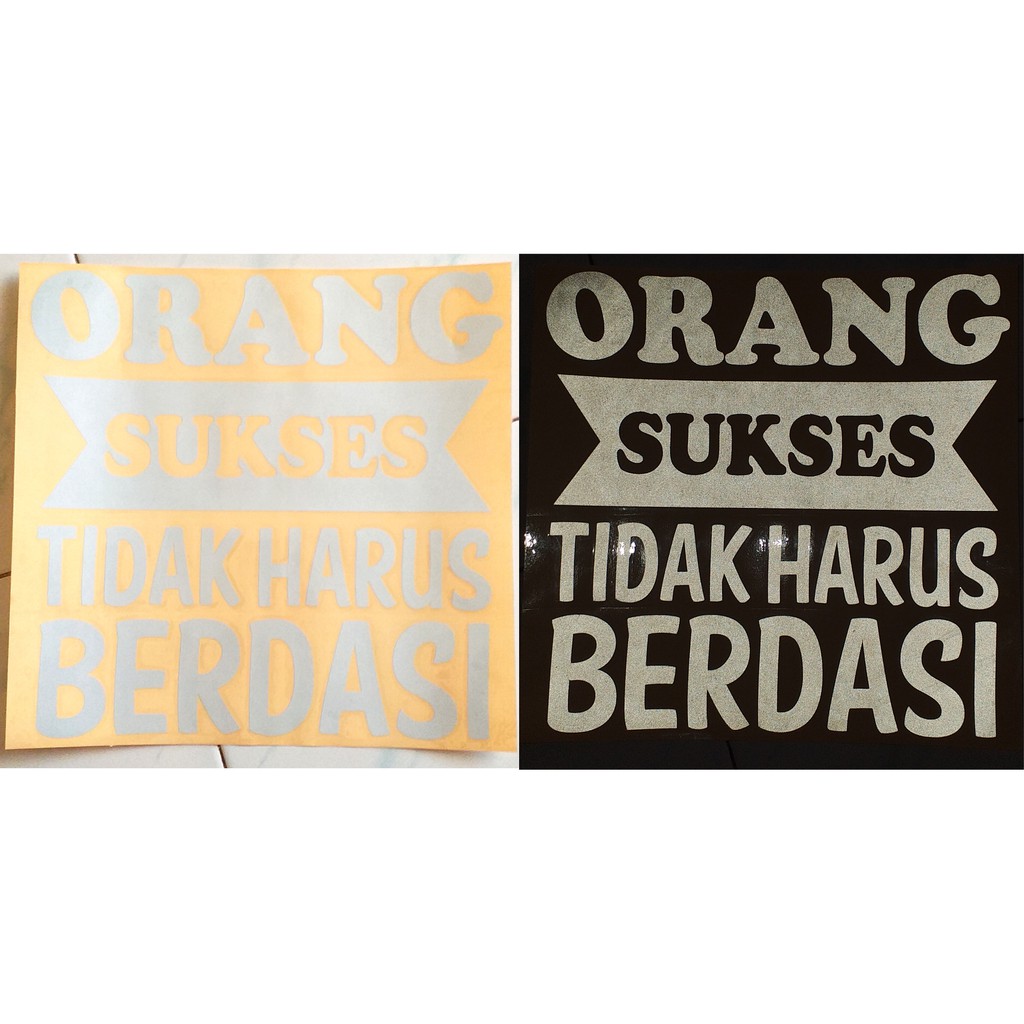 

Stiker cutting tulisan unik, sticker tulisan