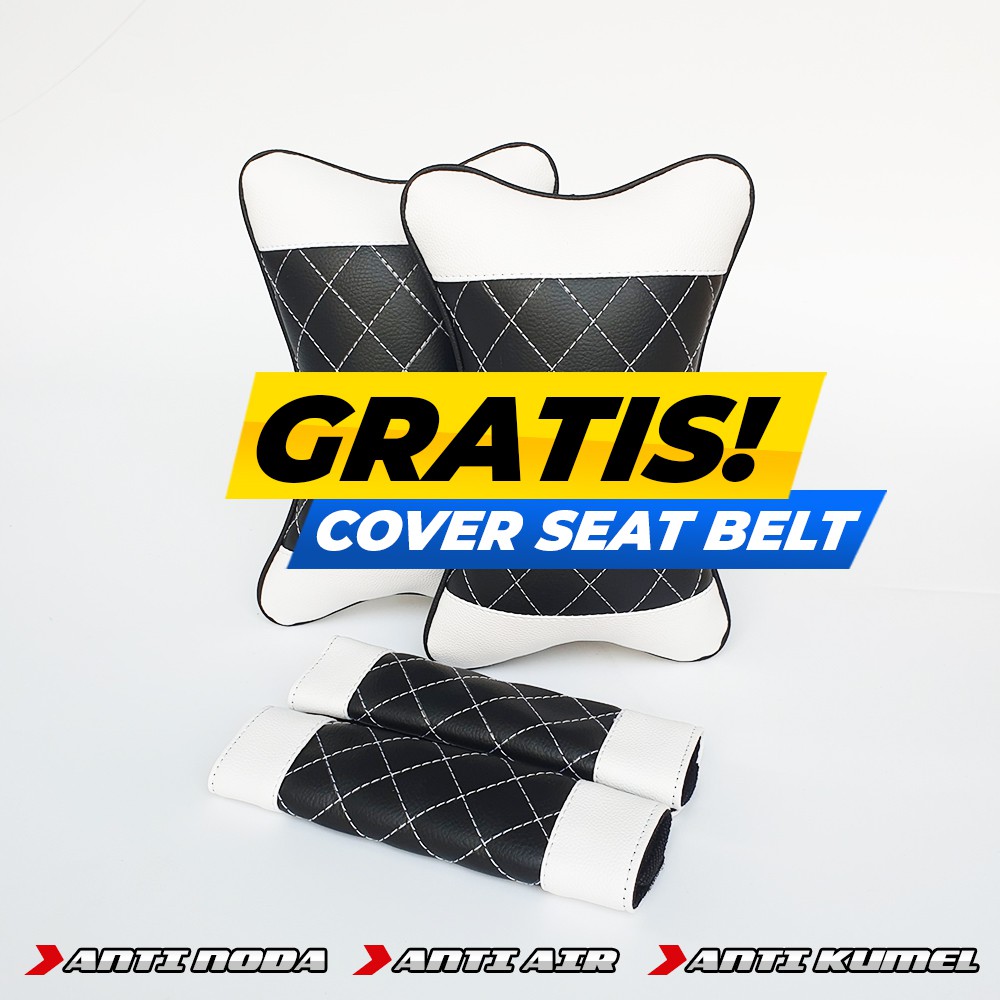 Bantal Mobil Motif Wajik - GRATIS Cover Seatbelt