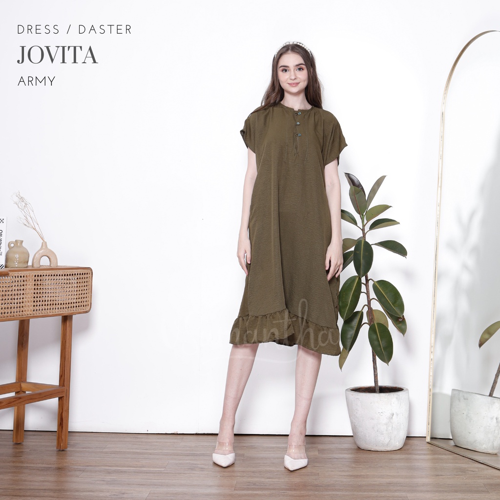 Dress / Daster Airflow Crinkle Rampel Jovita