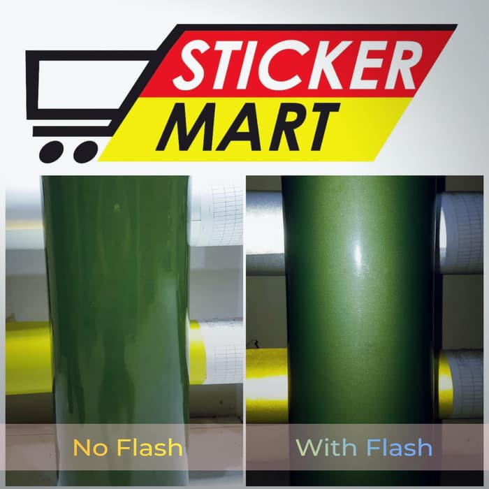 

Sticker Reflective Army Green / Green (hijau tentara)