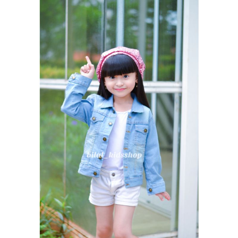 JAKET JEANS ANAK UNISEX  1-12th