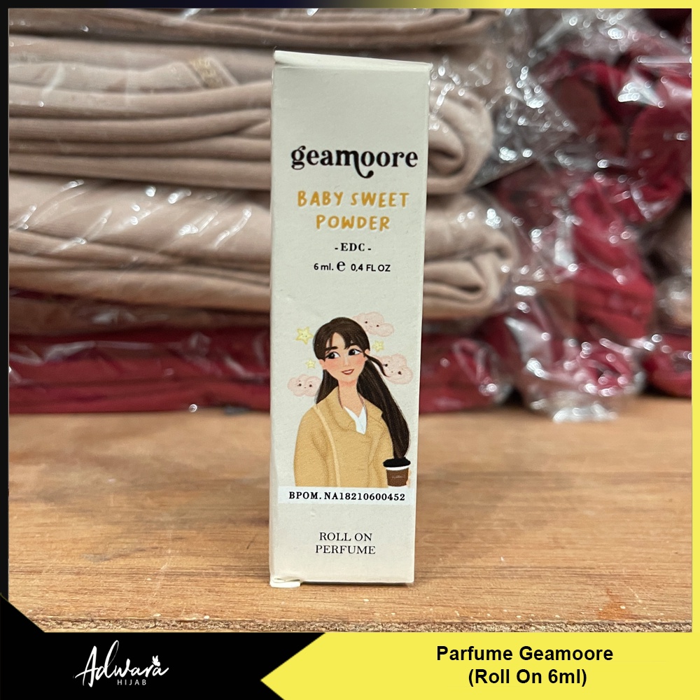 Parfum Geamoore Roll on 6ml / Parfum Wangi Wanita Bpom