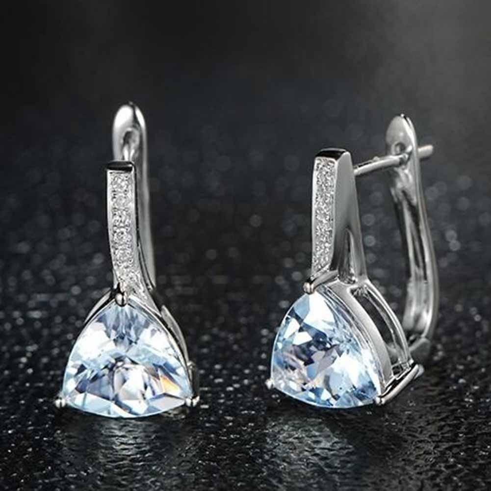 Hu Hu Hu Hu Hu Alat Bantu Pasang Kacamata♡ Anting Tusuk Gantung Hias Sapphireberlian Imitasi Gaya Elegan Untuk Wanita