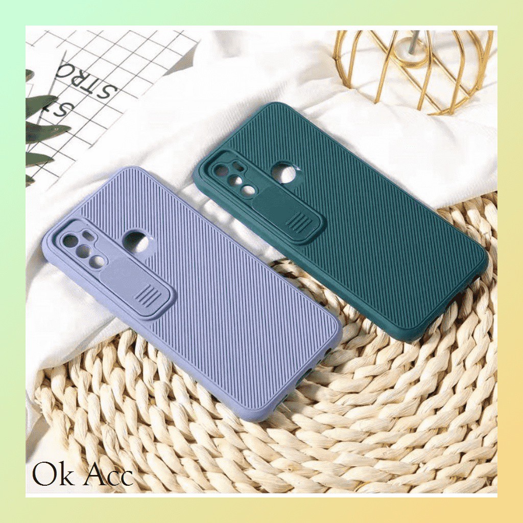 Soft case Unik window cover kamera for Oppo A12, A11k, A5 2020, A9 2020, A52, A72, A92