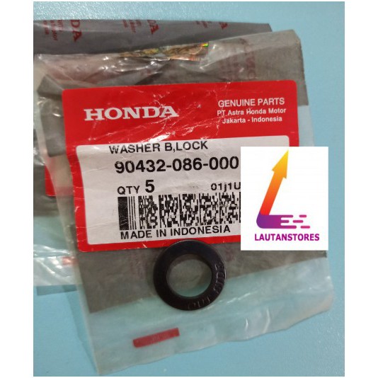90432-086-000 Washer B Lock / Ring Lonceng Karisma / RIng Outside