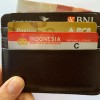 Dompet Kartu Kulit Simple Card Wallet Leather Mini Pocket Kartu Uang