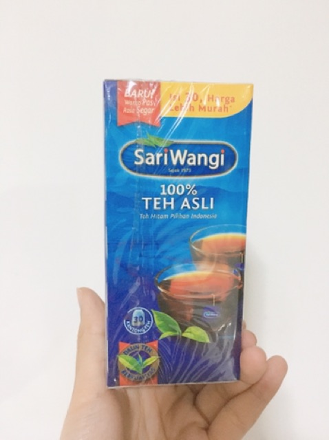 Teh Sariwangi / teh celup sari wangi 25 sachet / teh hitam celup / teh asli