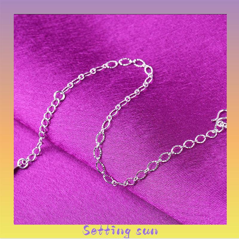 Gelang Rantai Bahan 925 Silver Untuk Wanita TN