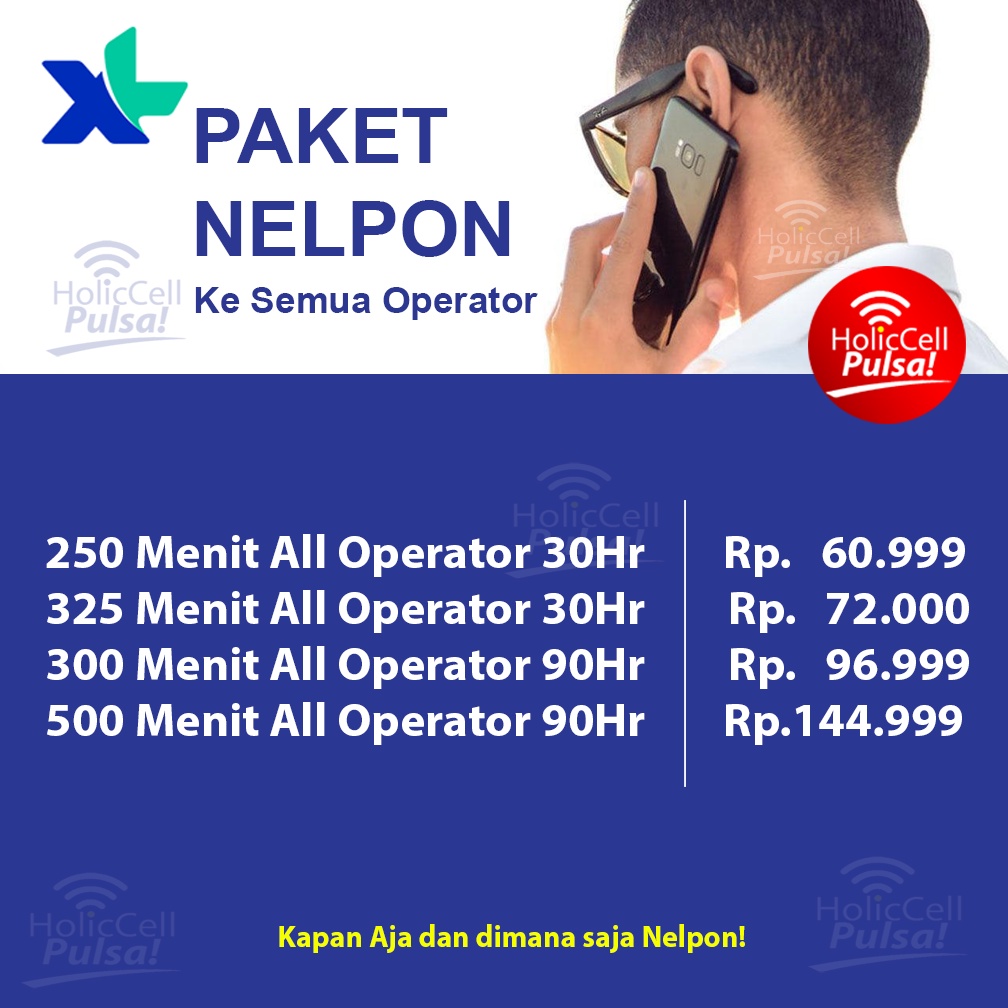 PAKET NELPON XL KE SEMUA OPERATOR 30HARI I WAJIB BACA DESKRIPSI PRODUK