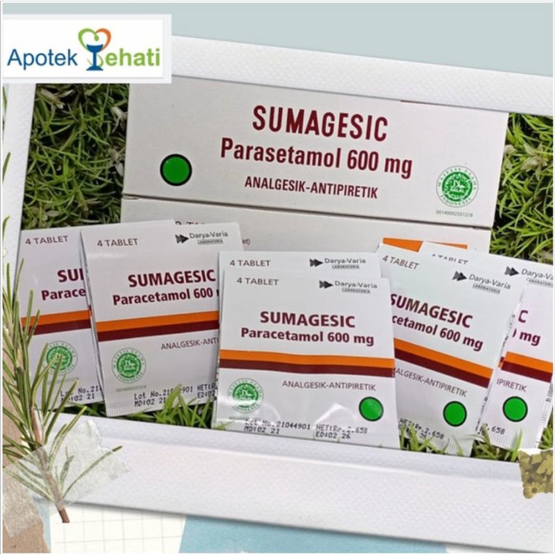 SUMAGESIC PARACETAMOL 600 mg per STRIP