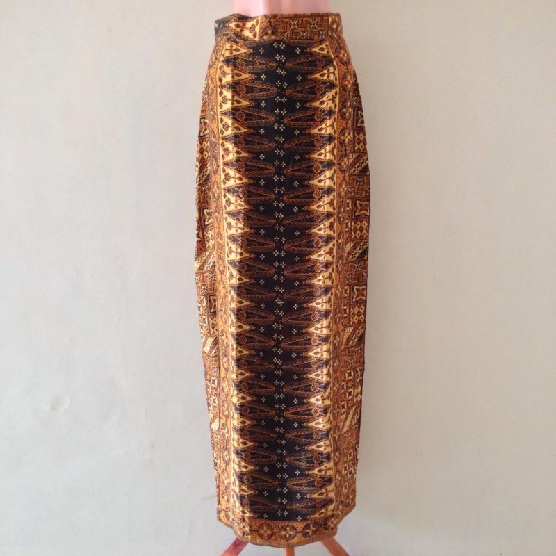 Rok Batik Semi Sutera Preloved / Rok Preloved / Bawahan Batik