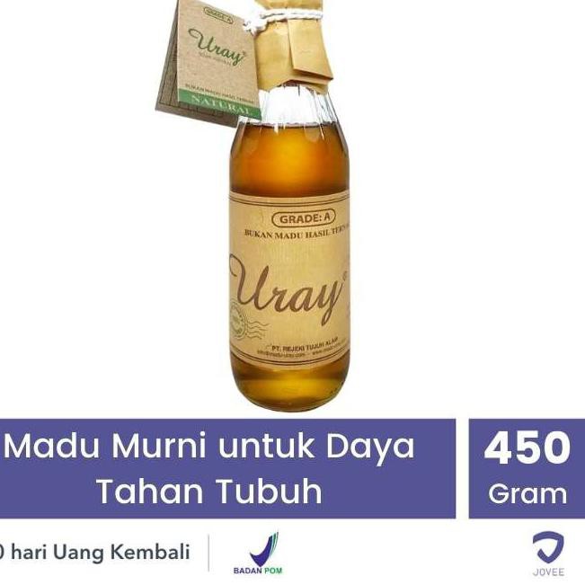 

MADU URAY NATURAL HONEY GRADE A 450G - Madu Murni untuk Daya Tahan Tubuh Terkini