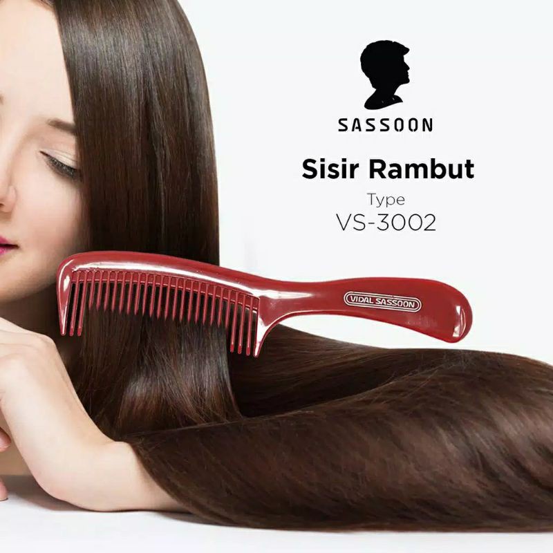 Bagus Vidal Sassoon Sisir Rambut Wide Tooth VS 3004 / 3002