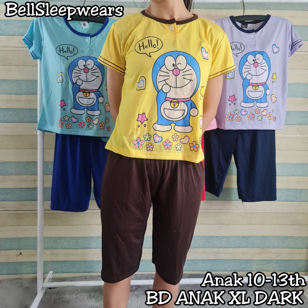 BABYDOLL ANAK XL DARK - DORAEMON - BELLA