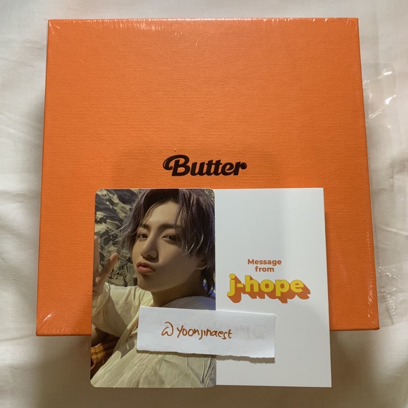BTS ALBUM BUTTER pc JK mc Jhope