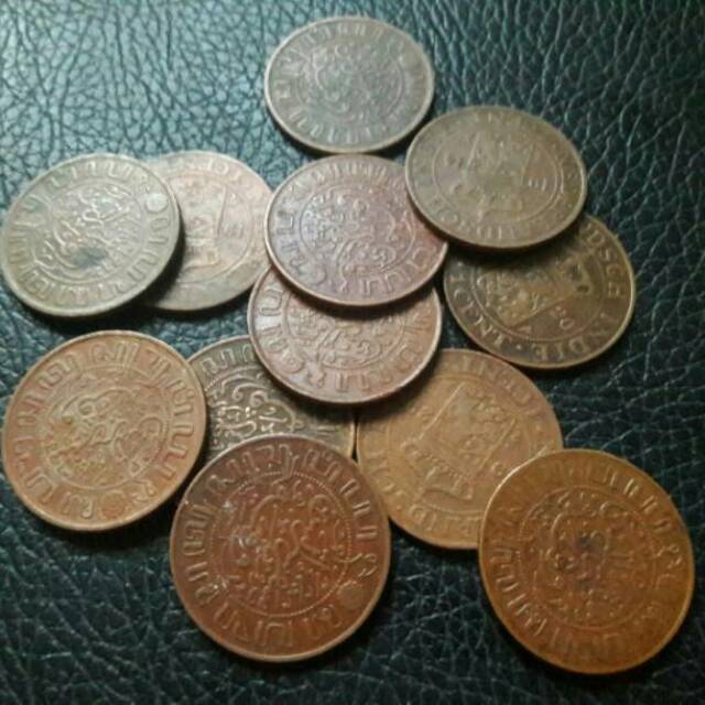 koin 1 cent nederland indie thn 1914 1916 1926 1920 1929