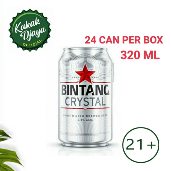 Bintang Crystal Beer 320 ml Can