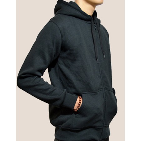Sweater polos jaket royal Hoodie zipper pria wanita murah