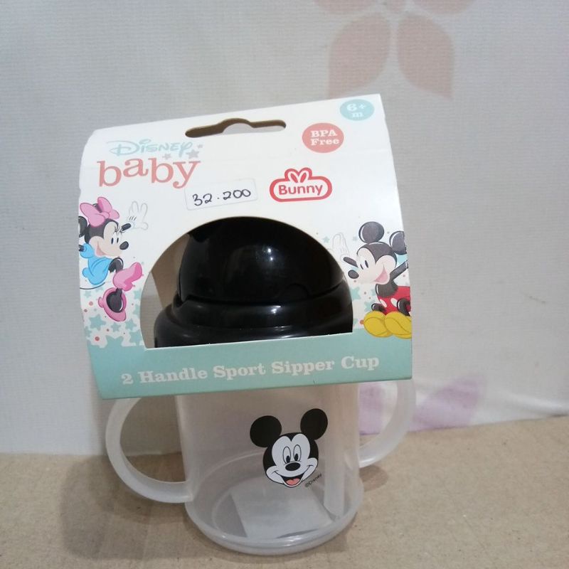 BUNNY BABY 2 HANDLE SPORT SIPPER CUP MICKEY, MINNIE 6+ DMM-3014