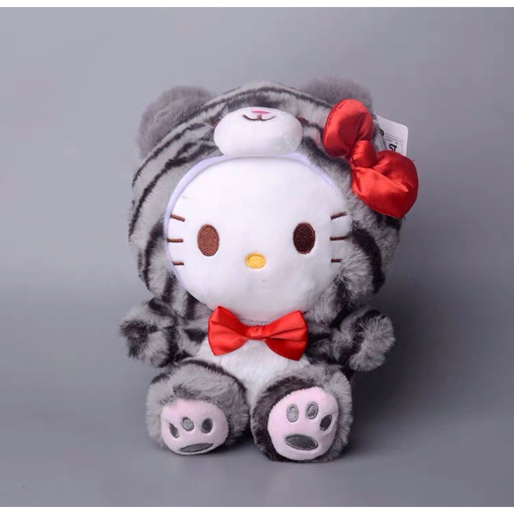 BONEKA KUROMI MELODY HELLO KITTY CINNAMOROLL POMPOMPURIN PURIN KOSTUM TIGER HARIMAU IMPOR