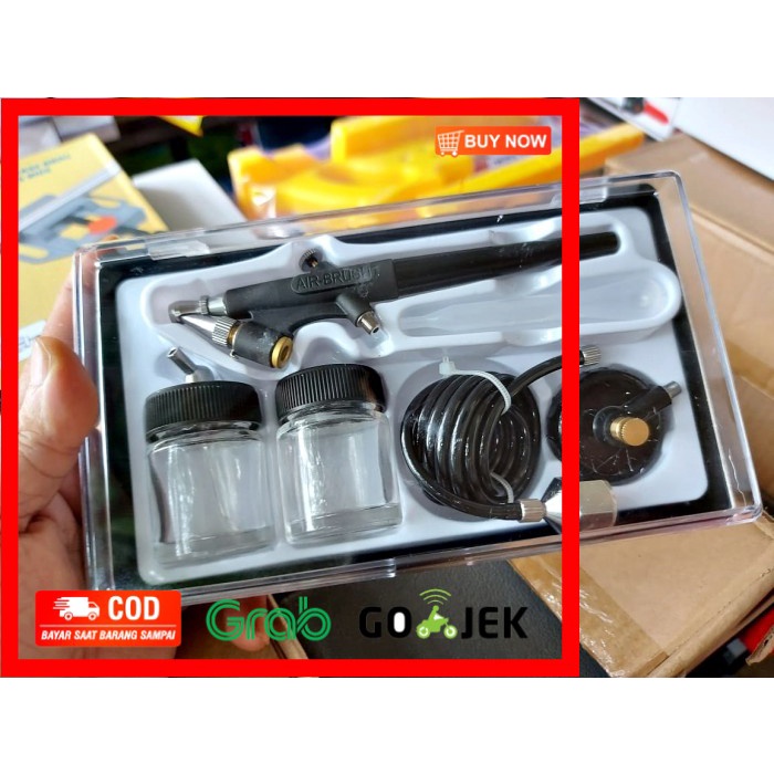 

(BISA COD) Airbrush Air Brush Kit Pen Brush Kit ABS-1 penbrush 138 set