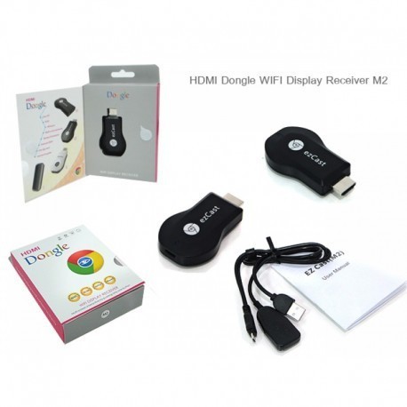 HDMI DONGLE ANYCAST EZCAST MIRACAST DONGLE WIFI DISPLAY RECEIVER WIRELESS DARI HP LAPTOP KE TV KEREN