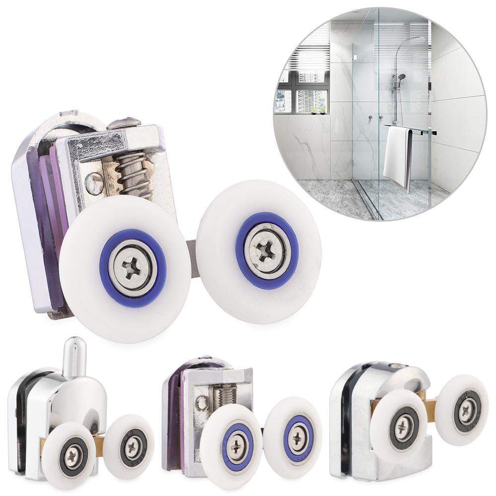 Populer Shower Door Roller Aksesoris Tahan Lama Sliding Wheel Runners