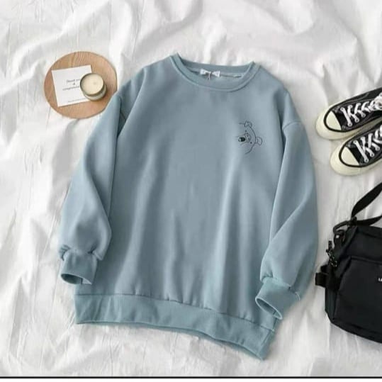 Sweater Wanita Puggy  Bahan Fleece