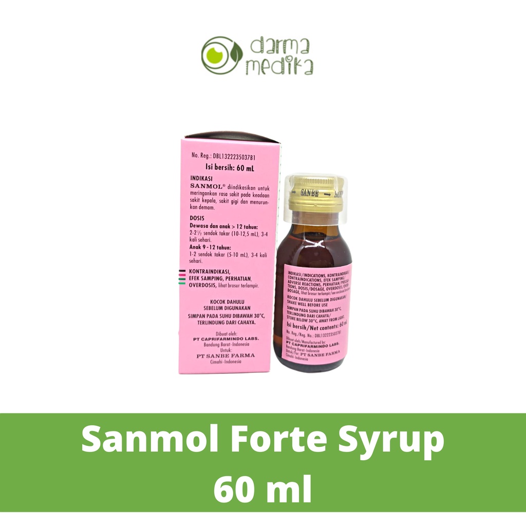 Sanmol FORTE Sirup 60 ml 60ml Original