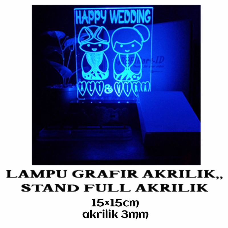 LAMPU HIAS GRAFIR AKRILIK