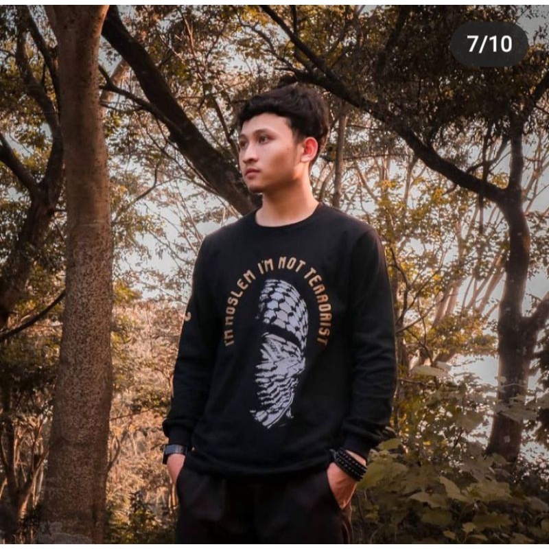KAOS DAKWAH PRIA | KAOS ISLAMI LENGAN PANJANG