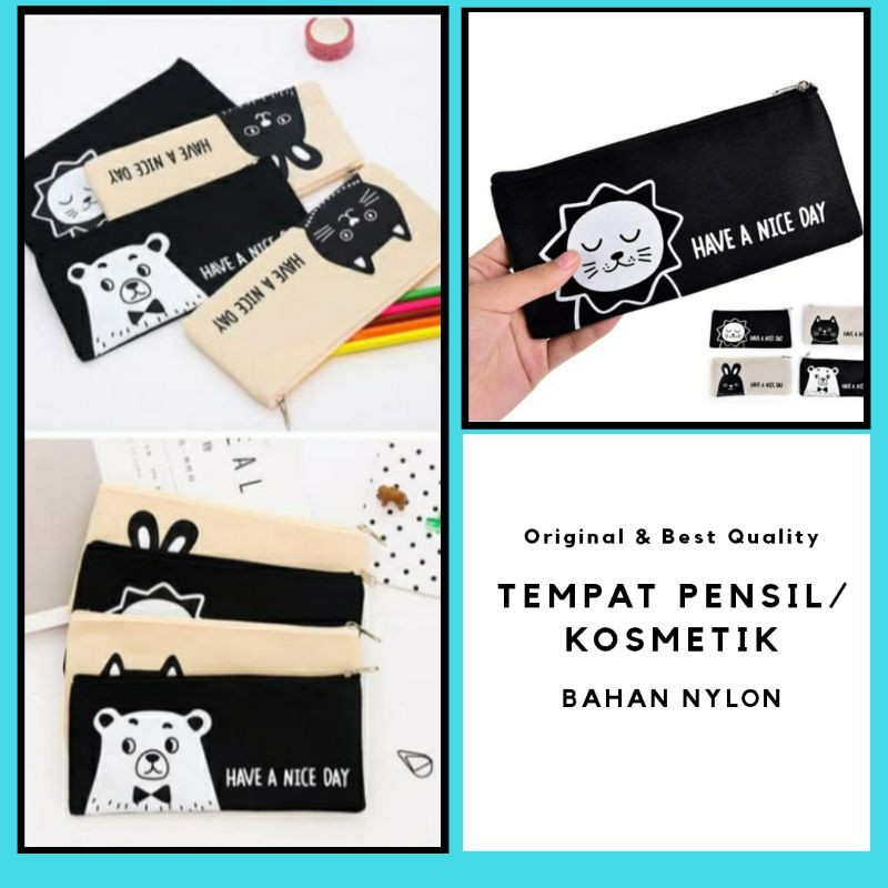 

Tempat pensil serbaguna kotak pensil motif/Tempat kosmetik