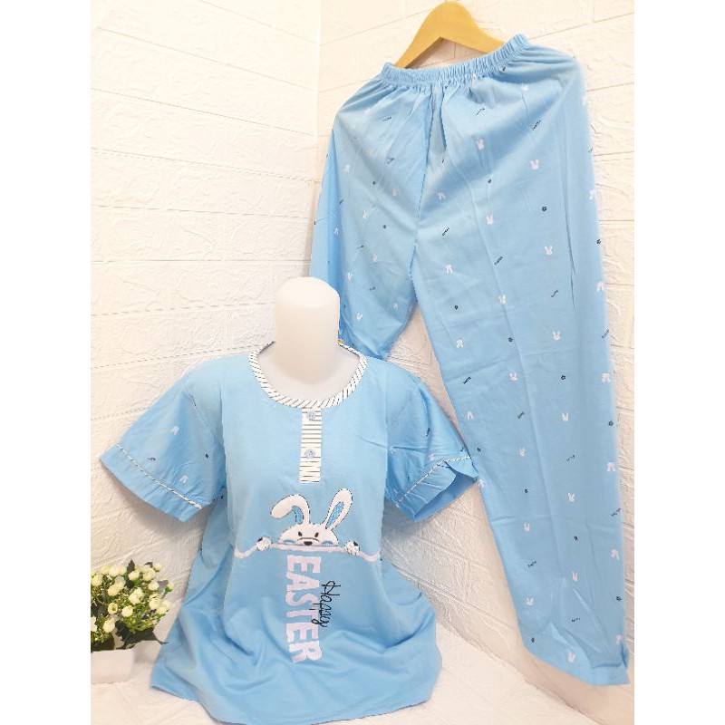 COD Baju tidur wanita Tessa CP Import bahan tebal dan adem 112-3