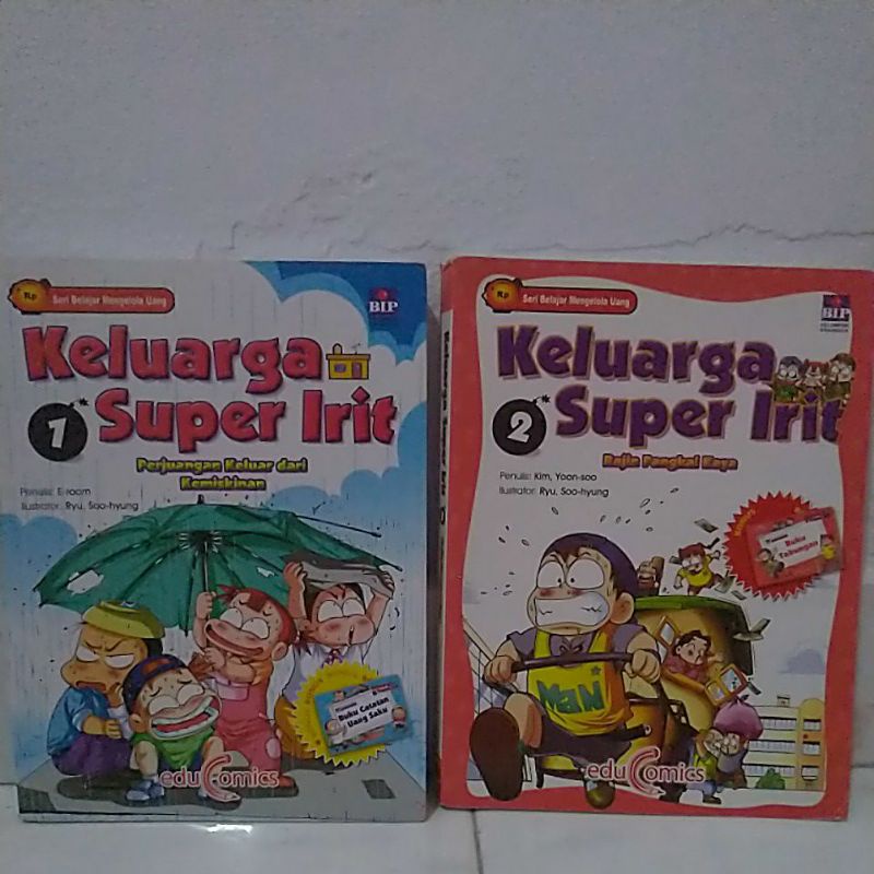 keluarga super irit preloved / komik bekas / keluarga super irit 1/ keluarga super irit 2