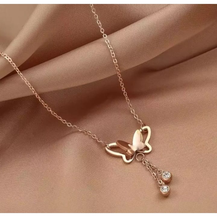 kalung titanium asli original fashion korea