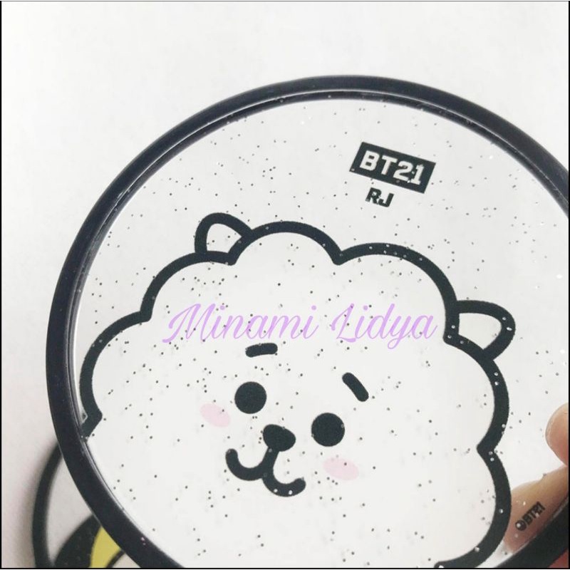 READY STOK INDONESIA coaster tatakan bt21 gelas