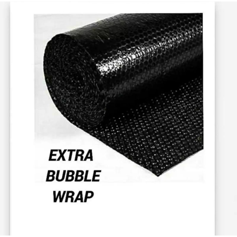 

Extra Bubble Wrap Hitam/Pengaman Extra Tambahan/Pelindung Paket