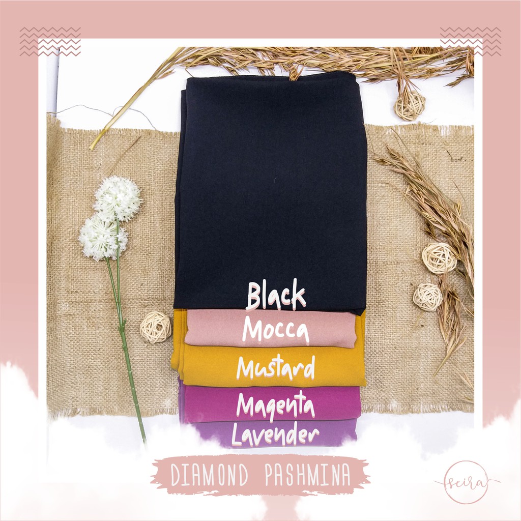 [BISA COD] Diamond Pashmina