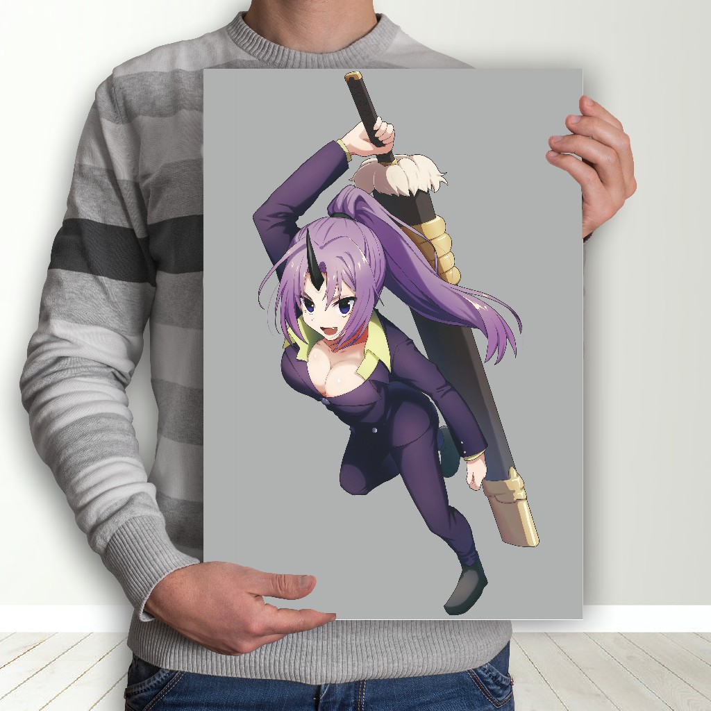 Poster Tensei Shitara Slime Datta Ken Tensura Size A3+ Anime Rimuru Shion Milim Benimaru Shuna-7 Shion