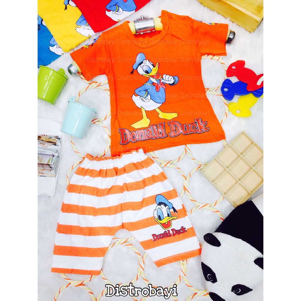 BLL 690 Baju Bayi Laki-Laki Lucu Donald Duck