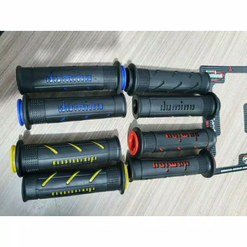 HANDGRIP HANDFAT GRIP DOMINO ITALY UNIVERSAL MOTOR NMAX PCX VARIO MIO AEROX BEAT VARIO 150 SUPRA DLL