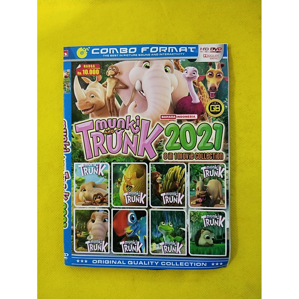 PROMO KASET DVD FILM KOLEKSI MOVIE MUNKI AND TRUNK