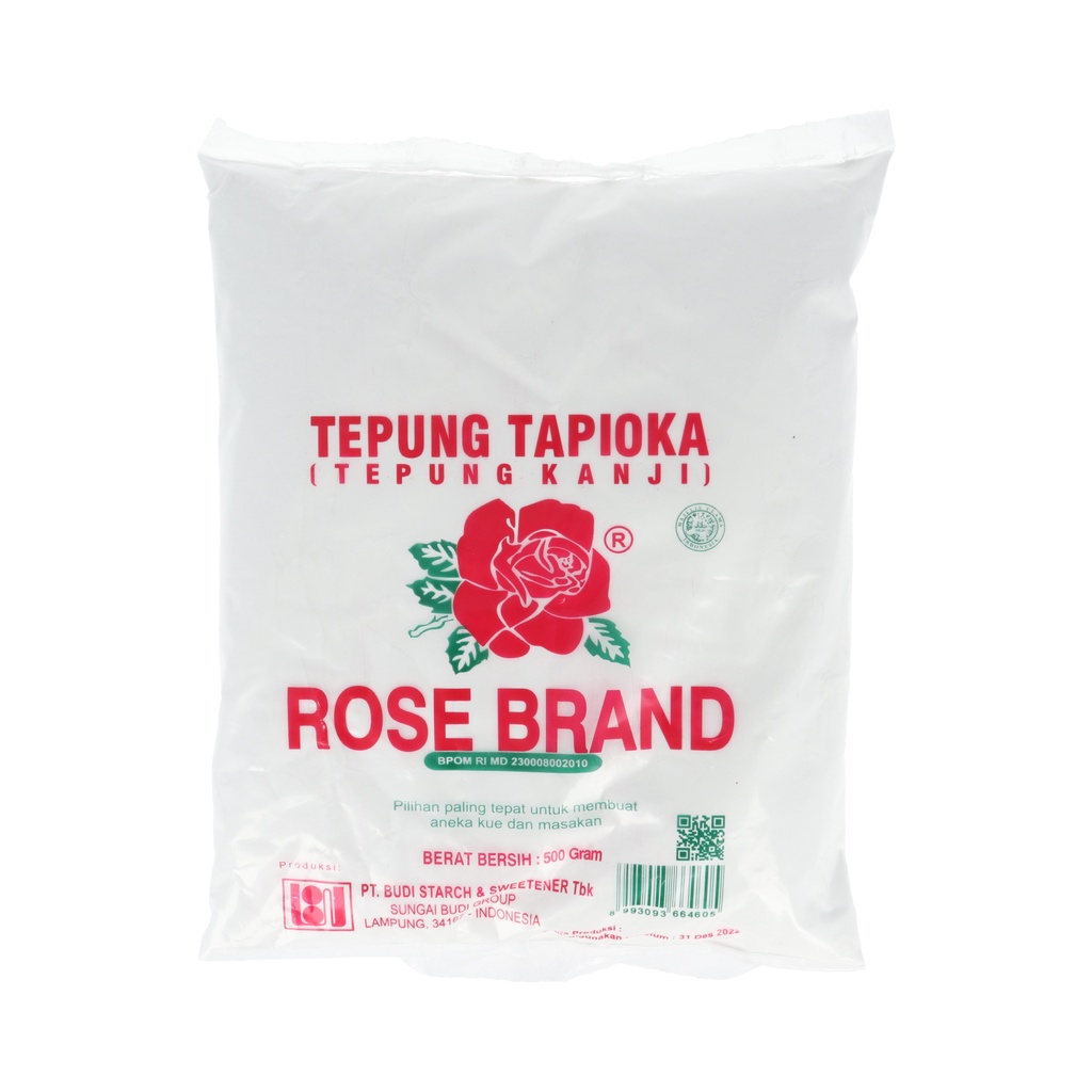 

Tepung Tapioka Rose Brand 500Gr