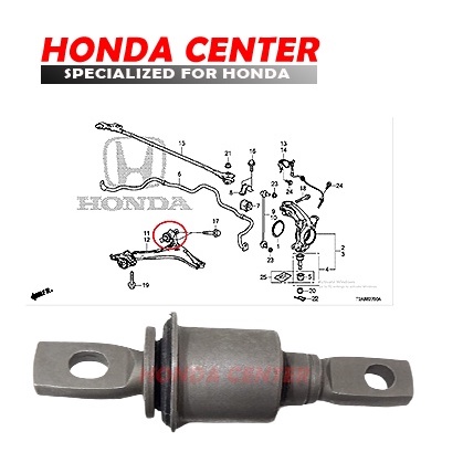 bushing bush bosh bos karet lower arm sayap depan kecil accord cr2 2013 2014 2015 2016 2017