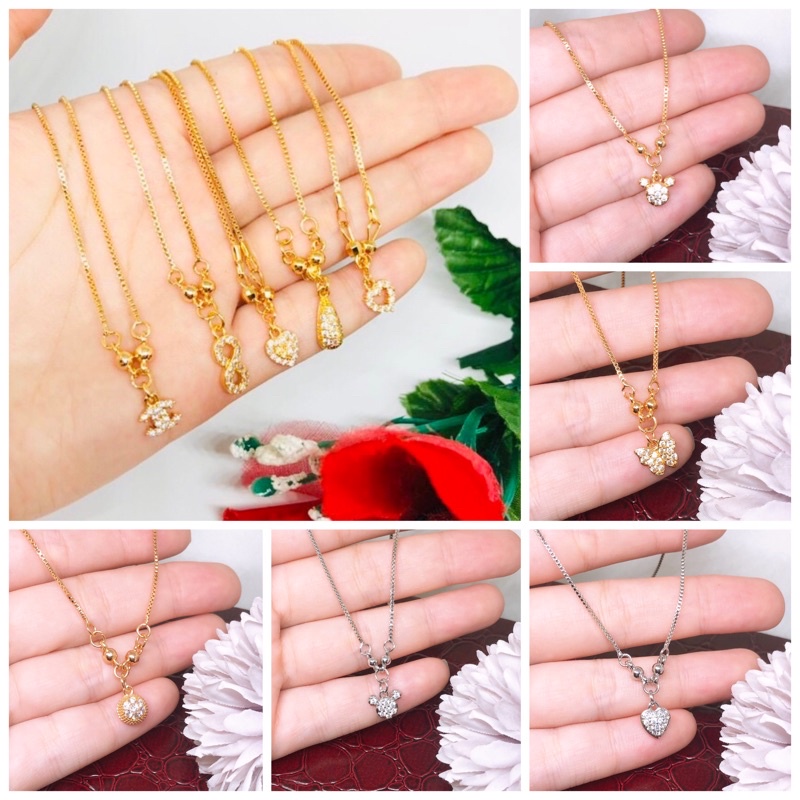 Kalung Liontin anak Mata Emas 24k Xuping