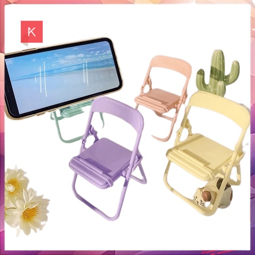 ANG STAND HP KURSI MACARON / STAND HOLDER HP MODEL KURSI / HOLDER HP KURSI LIPAT / FOLDING CHAIR STAND HOLDER